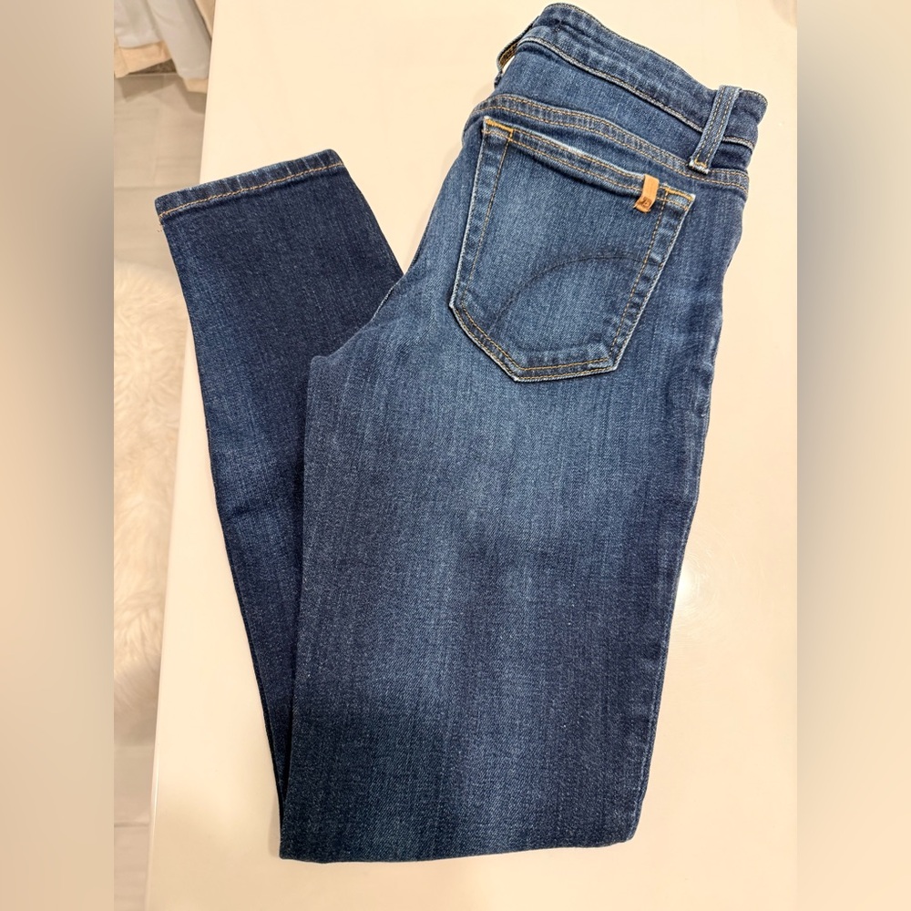 Joe's Jeans Dark Blue Cropped Skinny Jeans